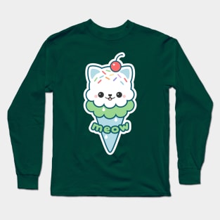 Ice Cream Kitty Long Sleeve T-Shirt